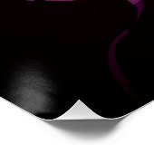 Grijze buitenaardse kunst perfect poster (Hoek)