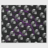 Grijze buitenaardse opbergpapier cadeaupapier (Vlak)