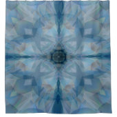 Grijze Butterflies Douchegordijn (Voorkant)