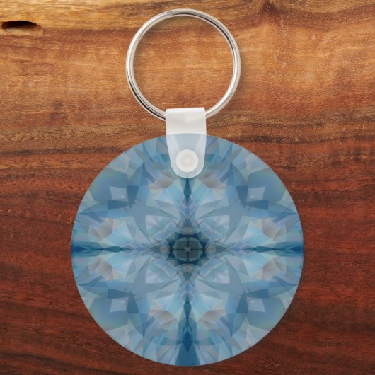 Grijze Butterflies Sleutelhanger (Voorkant)