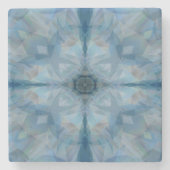 Grijze Butterflies Stenen Onderzetter (Voorkant)