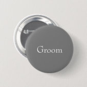 Grijze Button (Voorkant /achterkant)