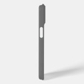 Grijze Calculator met Naam Case-Mate iPhone Case (Achterkant / Rechts)