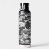 Grijze Camo #1 Dun Koperfles Waterfles (Rechts)
