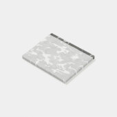 Grijze Camo, Camouflage, Militair, Leger Post-it® Notes (Schuin)