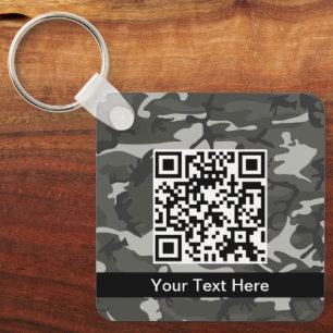 Grijze Camo, Camouflage, Militair, Leger Sleutelhanger
