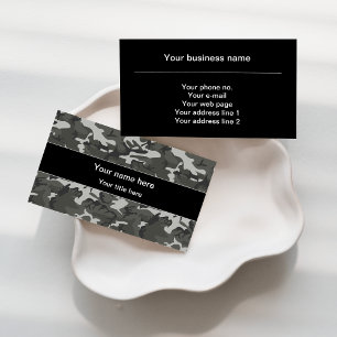 Grijze Camo, Camouflage, Militair, Leger Visitekaartje