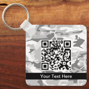 Grijze Camo, Winter Camo, Sneeuw Camouflage, Milit Sleutelhanger