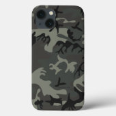 Grijze camouflage iPad Case (Achterkant)