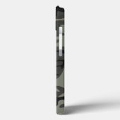 Grijze camouflage iPad Case (Achterkant / Links)