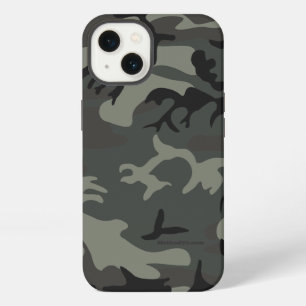 Grijze camouflage iPad Hoes iPhone 13 Hoesje