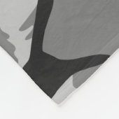 Grijze Camouflage Katten Pattern Grey Kitty Cats C Fleece Deken (Hoek)