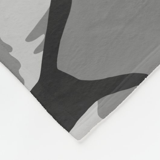 Grijze Camouflage Katten Pattern Grey Kitty Cats C Fleece Deken (Hoek)