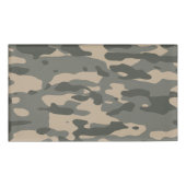 Grijze camouflage naambadge (Voorkant)