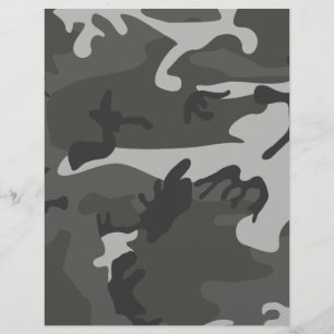 Grijze Camouflage-scrapbootpapier
