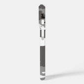 Grijze camouflagepatroon Case-Mate iPhone case (Achterkant / Links)