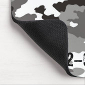 Grijze camouflagepatroon muismat (Hoek)