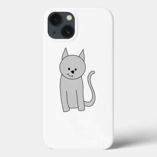 Grijze Cartoon. Case-Mate iPhone Case (Achterkant)