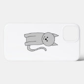 Grijze Cartoon. Case-Mate iPhone Case (Achterkant (horizontaal))