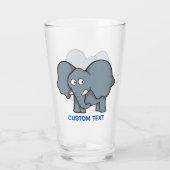 Grijze Cartoon Glas (Achterkant)