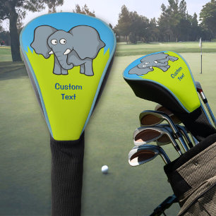 Grijze Cartoon Golfheadcover