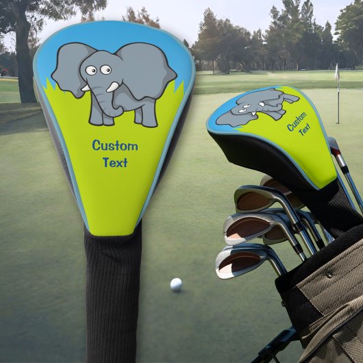 Grijze Cartoon Golfheadcover