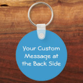 Grijze Cartoon Sleutelhanger (Achterkant)