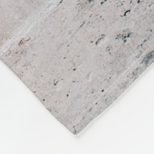 Grijze cementwand fleece deken (Hoek)