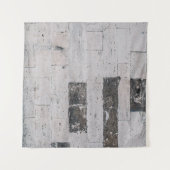 Grijze cementwand wandkleed (Voorkant (horizontaal))