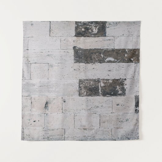 Grijze cementwand wandkleed (Voorkant)