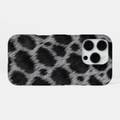 grijze cheetah iPhone 16 Pro Max Hoesje (Achterkant horizontaal)
