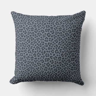 Grijze cheetahprint kussensloop kussen