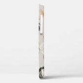 Grijze cirkels: eenvoudig naadloos patroon Case-Mate iPhone case (Achterkant / Links)