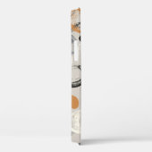 Grijze cirkels: eenvoudig naadloos patroon Case-Mate iPhone case (Achterkant / Rechts)