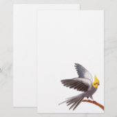 Grijze cocktails briefpapier (Voorkant / Achterkant)