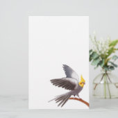 Grijze cocktails briefpapier (Staand voorkant)