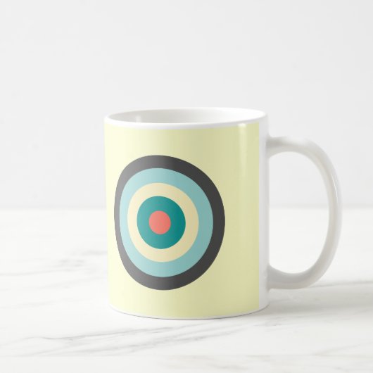 Grijze combinatie Bullseye Koffiemok (Rechts)