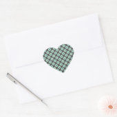Grijze combinatiecirkels van Shirley Taylor Hart Sticker (Envelop)
