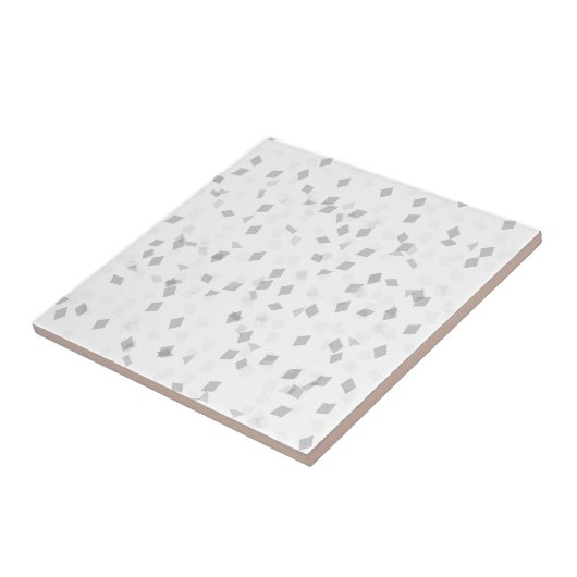 Grijze Confetti Tegeltje (Zijkant)