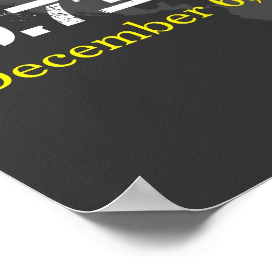 grijze coördinaten datum bruiloft speciale datum poster (Hoek)