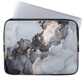 Grijze Cosmic Laptoptas met Stellar Galaxy-artwork Laptop Sleeve