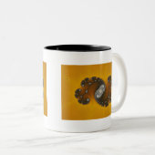 Grijze creatie - Fractale Mok (Voorkant rechts)