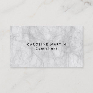 Grijze Creative Plain Modern Feminine Visitekaartje
