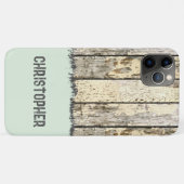 Grijze crème en groene bijthout Case-Mate iPhone case (Achterkant (horizontaal))