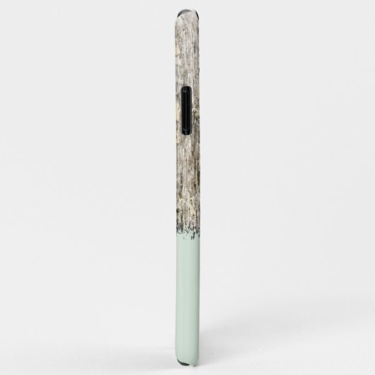 Grijze crème en groene bijthout Case-Mate iPhone case (Achterkant/rechts)