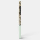 Grijze crème en groene bijthout Case-Mate iPhone case (Achterkant/links)