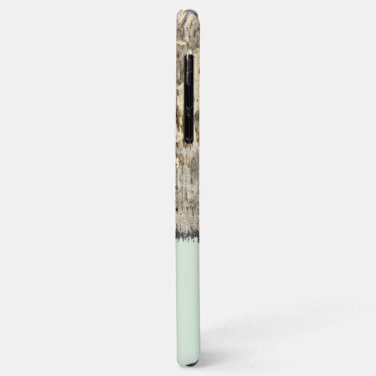 Grijze crème en groene bijthout Case-Mate iPhone case (Achterkant/links)