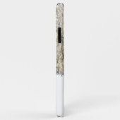 Grijze crème en witte bijthout Case-Mate iPhone case (Achterkant/rechts)