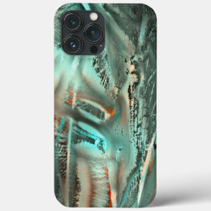 Grijze cyaan textuur en ruwe digitale uitsnede Case-Mate iPhone case