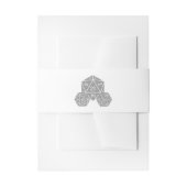 Grijze D20-ijsband Uitnodigingen Wikkel (Voorkant Voorbeeld)